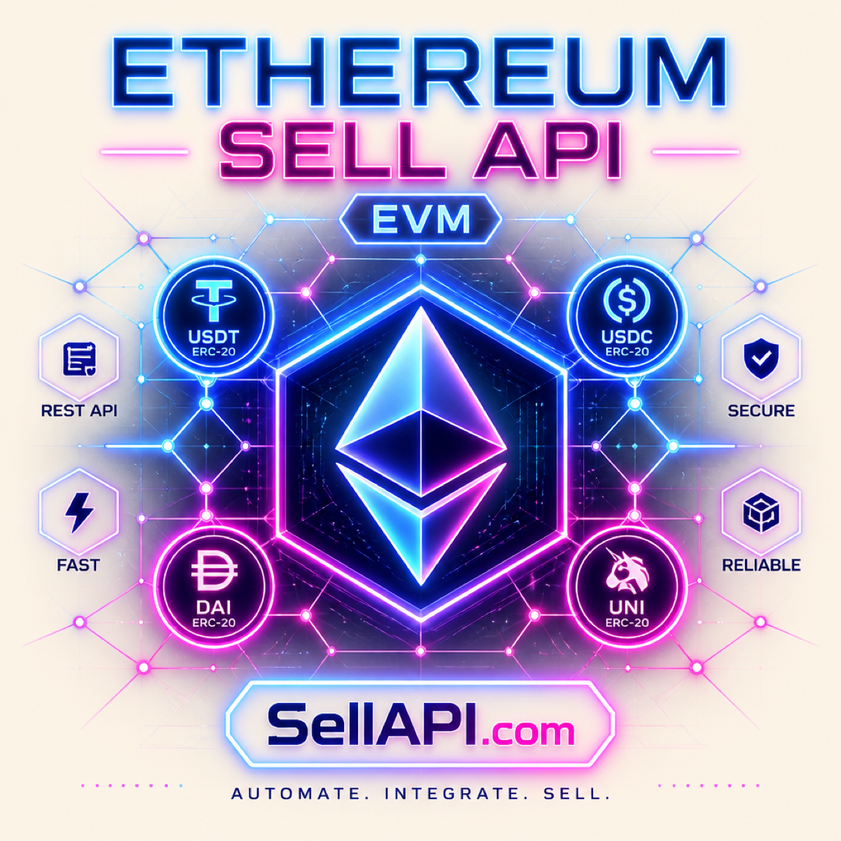 Ethereum Sell API — SellAPI.com